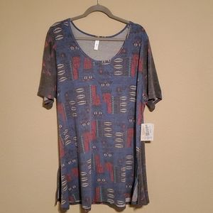 LuLaRoe Perfect T Size 3XL Southwestern Print